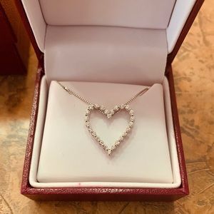 Helzberg Diamonds - Diamond Heart Necklace
